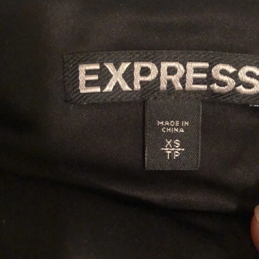 Express sequined skirt, silver/black. Xsm